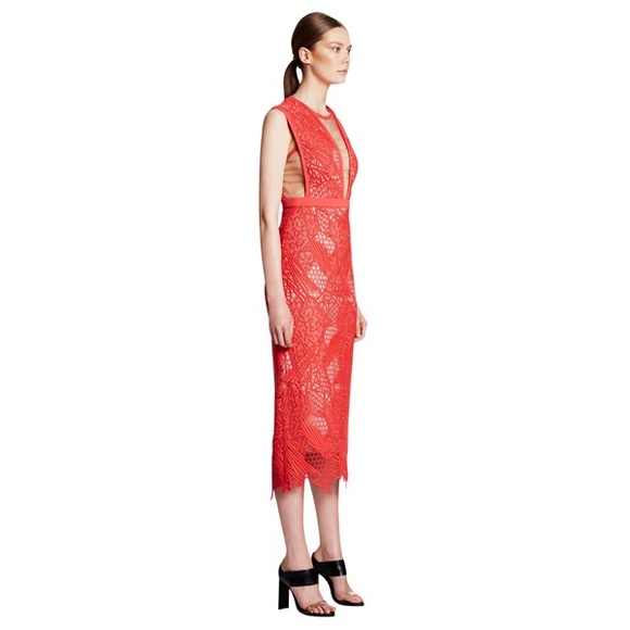 Manning Cartell Dresses & Skirts - Manning Cartell Gallery Views Sheath Midi Formal Dress Coral Size M Luxury